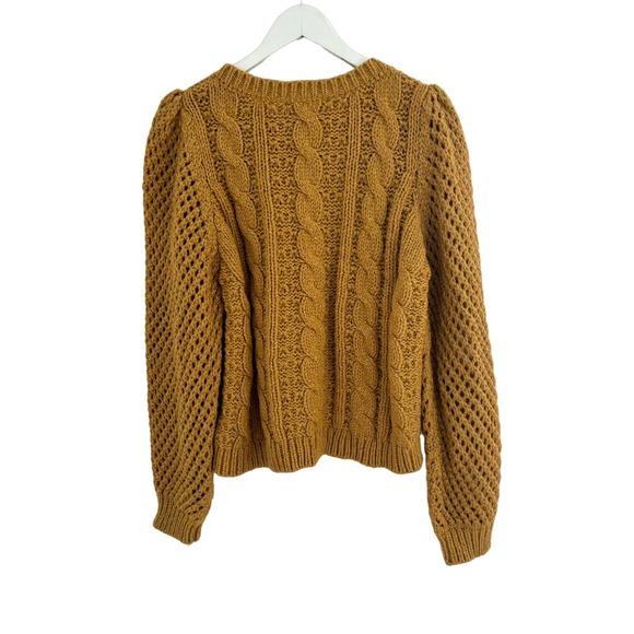 Loveshackfancy Rosie Cable Knit Sweater Amber - Picture 13 of 13